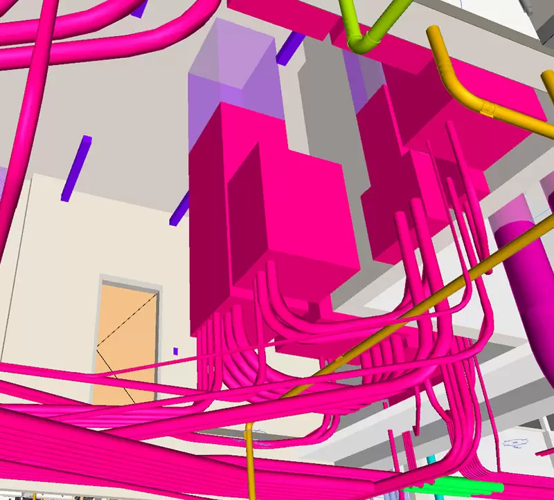 Electrical BIM Services provided by Advenser